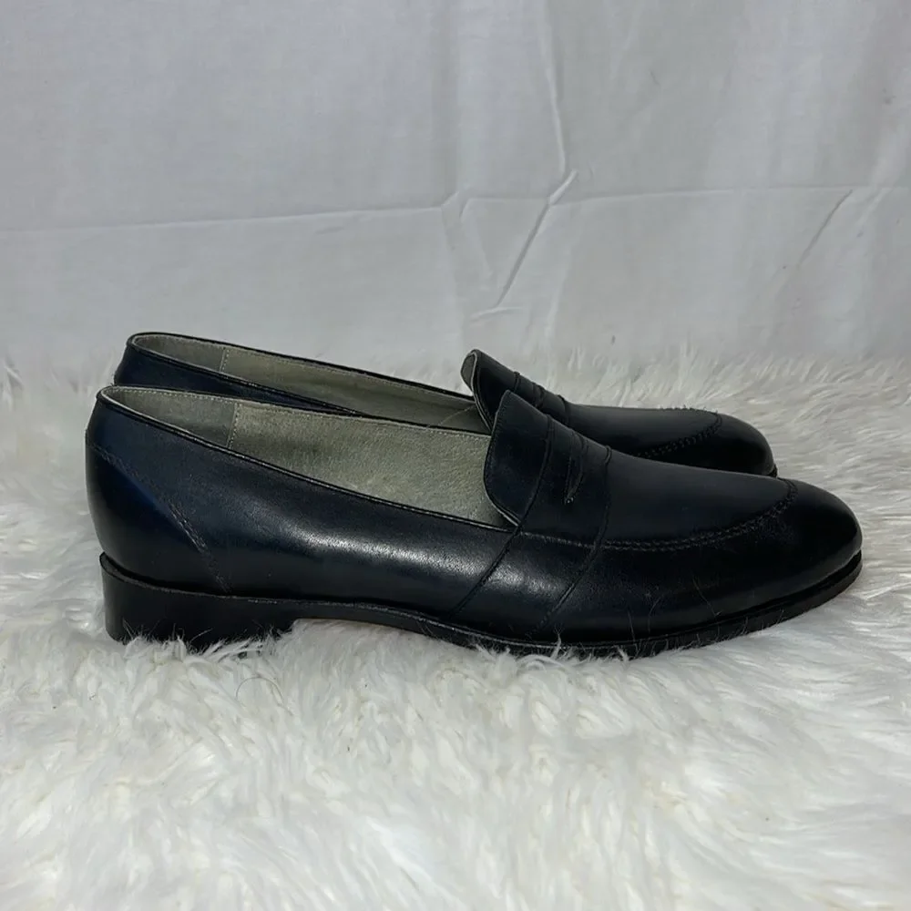 David Espinoza Black‎ Loafers Sz 9